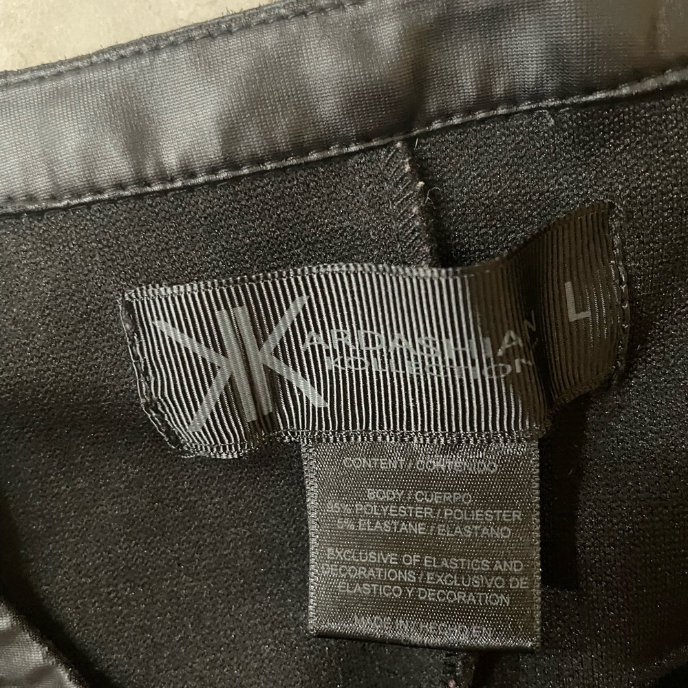 Kardashian Kollection Women's Blouse Size Large Zip Up Lightweight Jacket EUC - Picture 6 of 10